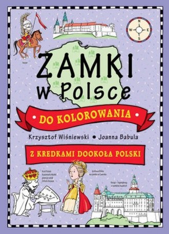 Zamki w Polsce do kolorowania. - okładka książki