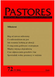 Pastores 72/2016. Miłosierni - okładka książki