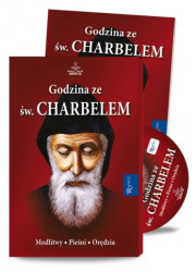Godzina ze św. Charbelem (audiobook) - pudełko audiobooku