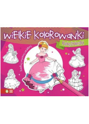 Księżniczki. Wielkie kolorowanki - okładka książki