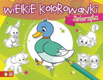 Zwierzęta. Wielkie kolorowanki - okładka książki