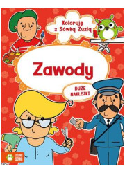 Koloruję z Sówką Zuzią. Zawody - okładka książki