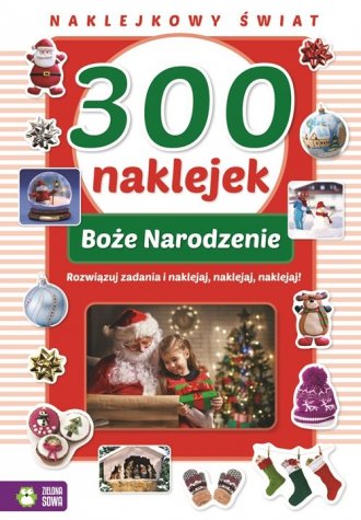 300 naklejek na Boże Narodzenie - okładka książki