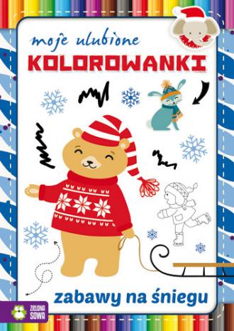 Moje ulubione kolorowanki. Zabawy - okładka książki