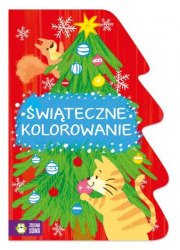 Świąteczne kolorowanie - okładka książki