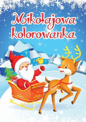 Mikołajowa kolorowanka - okładka książki