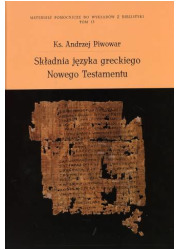 Składnia języka greckiego Nowego - okładka książki