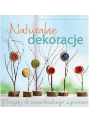 Naturalne dekoracje - okładka książki