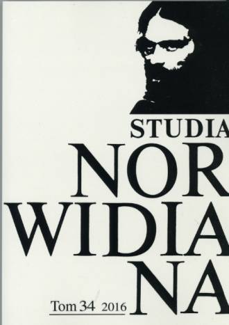 Studia Norwidiana. Tom 34 - okładka książki