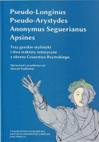 Trzy greckie stylistyki i dwa traktaty - okładka książki