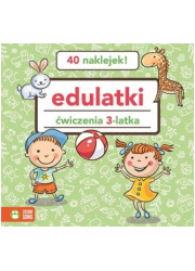 Edulatki. Ćwiczenia 3-latka - okładka książki