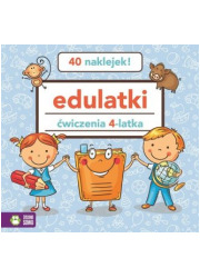 Edulatki. Ćwiczenia 4-latka - okładka podręcznika