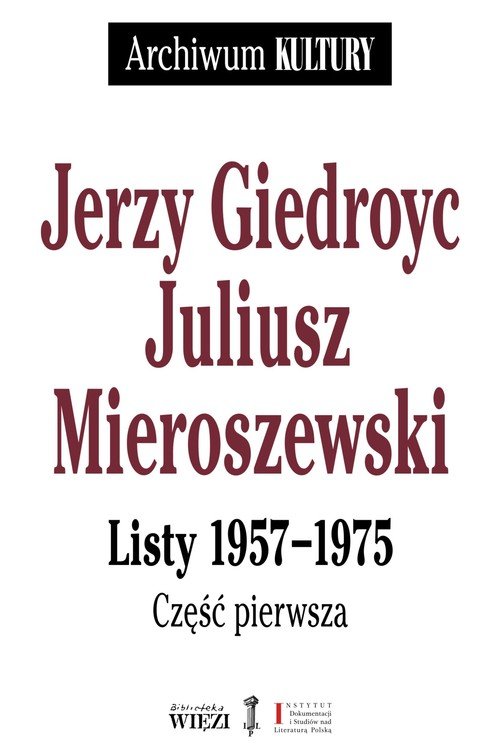 Listy 1957-1975 cz. 1-3 - okładka książki