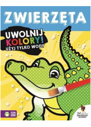 Uwolnij kolory. Zwierzęta - okładka książki