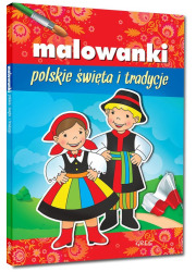 Malowanki polskie święta i tradycje - okładka książki