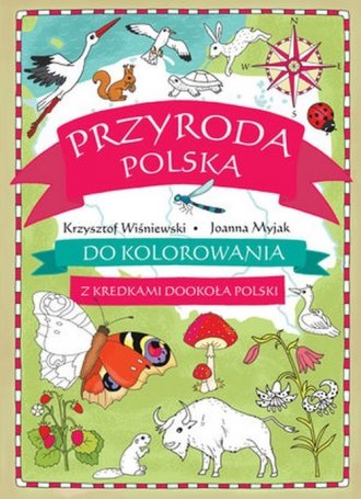 Przyroda polska do kolorowania. - okładka książki