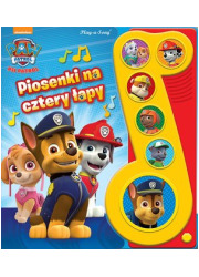 Psi Patrol. Piosenki na cztery - okładka książki