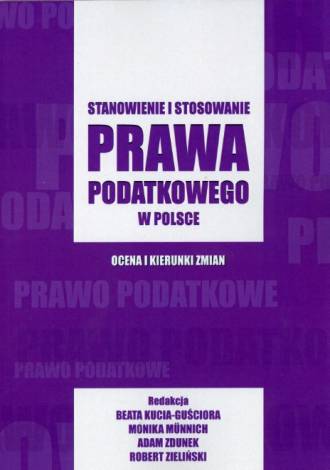 Stanowienie i stosowanie prawa - okładka książki