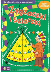 Zygzaczki i szlaczki. Zabawy i - okładka książki