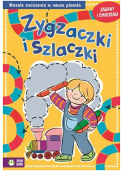 Zygzaczki i szlaczki. Zabawy i - okładka książki