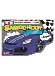 Kolorowanki dla chłopców. Samochody - okładka książki