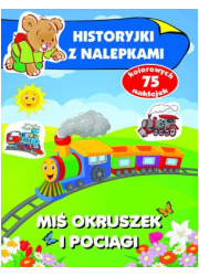 Miś Okruszek i pociągi. Historyjki - okładka książki