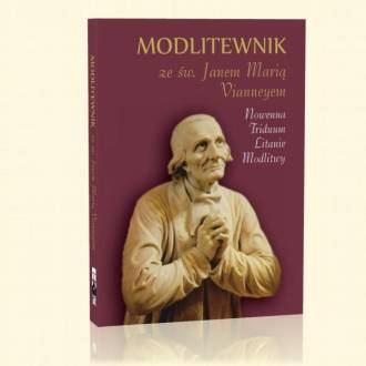 Modlitewnik ze św. Janem M. Vianneyem - okładka książki