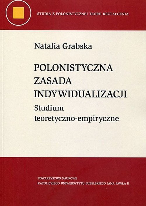 Polonistyczna zasada indywidualizacji. - okładka książki