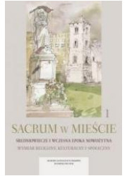 Sacrum w mieście. Tom 1 - okładka książki