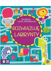 Koloruję, łączę, rozwiązuję. Rozwiązuję - okładka książki