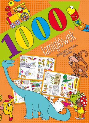 1000 łamigłówek - okładka książki
