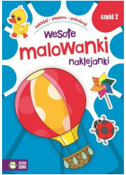 Wesołe malowanki. Naklejanki 2 - okładka książki