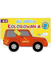 Pojazdy 2 ale jazda do kolorowania - okładka książki