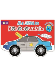 Pojazdy 4 ale jazda do kolorowania - okładka książki