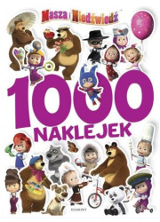 Masza i Niedźwiedź. 1000 naklejek - okładka książki