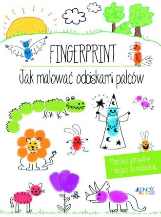 Fingerprint. Jak malować odciskami - okładka książki