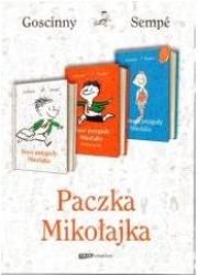 Paczka Mikołajka. PAKIET 3 KSIĄŻEK - okładka książki