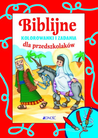 Biblijne kolorowanki i zadania - okładka książki