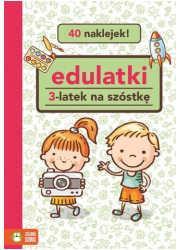 Edulatki 3-latek na szóstkę - okładka książki