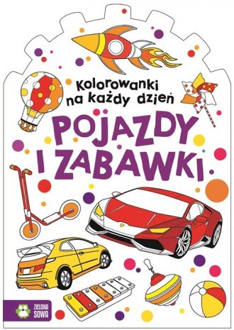 Kolorowanki na każdy dzień. Pojazdy - okładka książki