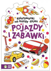 Kolorowanki na każdy dzień. Pojazdy - okładka książki