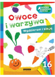 Owoce i warzywa. Akademia Mądrego - okładka książki