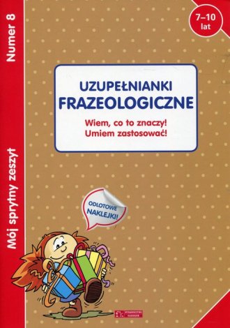 Mój sprytny zeszyt 8. Uzupełnianki - okładka książki