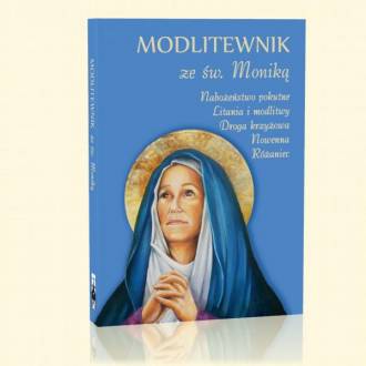 Modlitewnik ze św. Moniką - okładka książki