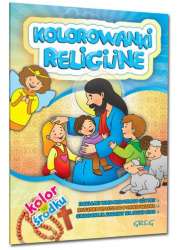 Kolorowanki religijne - okładka książki