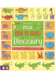 Rysuję krok po kroku. Dinozaury - okładka książki