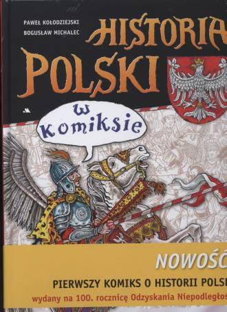 Historia Polski w komiksie - okładka książki