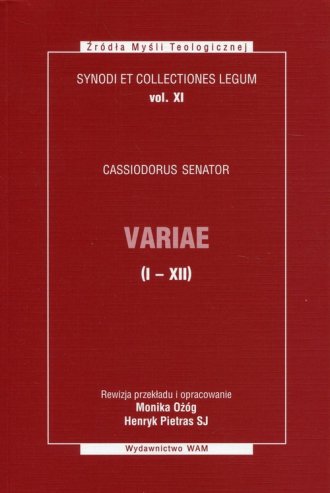 Variae Księgi I-XII. Synody i kolekcje - okładka książki