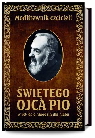 Modlitewnik czcicieli św Ojca Pio - okładka książki