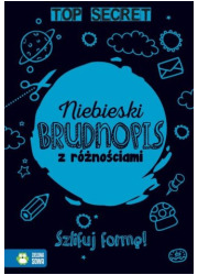 Brudnopis z różnościami. Niebieski - okładka książki